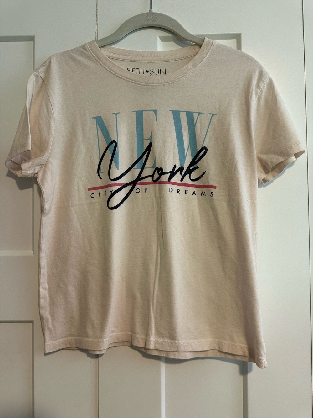 Fifth Sun Junior’s New York Graphic Tee - Cream